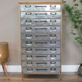 Storage Unit - Metal Multi Drawer Apothecary - Tall