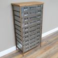 Storage Unit - Metal Multi Drawer Apothecary - Tall