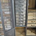 Storage Cabinet - Wood and Metal - Multi Drawer - Apothecary - Large