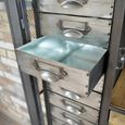 Storage Cabinet - Wood and Metal - Multi Drawer - Apothecary - Large