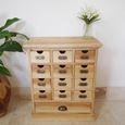 Apothecary Cabinet - Mahogany Wood - Multi Drawer
