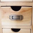 Apothecary Cabinet - Mahogany Wood - Multi Drawer
