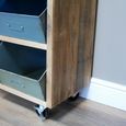 Console Table - Rustic Recycled Fir Wood - Storage