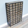Storage Unit - Wood and Metal - Large - Multi Drawer
