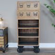Storage Cabinet - Wood and Metal