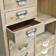 Display Cabinet - Multi Drawer - 2 Door - Large - Wooden