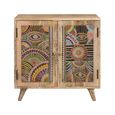Emelia Hall Cabinet - Mango Wood - Painted - 2 Door