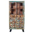 Hasley Hall Cabinet - Recycled Wood - 4 Door