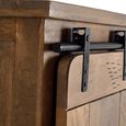 Iron Works Hall Cabinet - Mango Wood - 1 Door