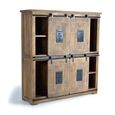 Iron Works Cabinet - Mango Wood - 4 Door
