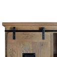 Iron Works Cabinet - Mango Wood - 4 Door