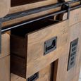 Iron Works Cabinet - Mango Wood - 4 Door