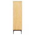 Jakara Hall Cabinet - 2 Door - Natural Wood