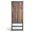 Jazlyn Hall Cabinet - Industrial Style - Recycled Wood - 2 Door
