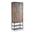 Jazlyn Hall Cabinet - Industrial Style - Recycled Wood - 2 Door