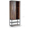 Jazlyn Hall Cabinet - Industrial Style - Recycled Wood - 2 Door