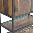 Jazlyn Hall Cabinet - Industrial Style - Recycled Wood - 2 Door