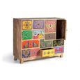 Kenmare Cabinet - Mango Wood - Painted - Multi Drawer - Wide