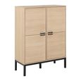 Kensington Hall Cabinet - 4 Door - Oak
