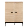 Kensington Hall Cabinet - 4 Door - Oak