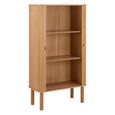 Langley Hall Cabinet - 2 Door - Fluted - Oak