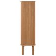 Langley Hall Cabinet - 2 Door - Fluted - Oak