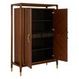 Lino Hall Cabinet - 2 Door - Walnut