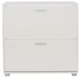 Lido White 2 Door Shoe Cabinet