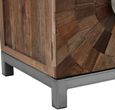 Midas Cabinet - 2 Door - Small - Industrial - Elm Wood