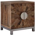 Midas Cabinet - 2 Door - Small - Industrial - Elm Wood