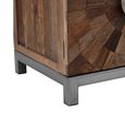 Midas Cabinet - 2 Door - Small - Industrial - Elm Wood