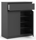 Naia Black 2 Door Cabinet