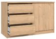 Naia Oak 1 Sliding Door Storage Unit