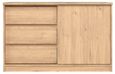 Naia Oak 1 Sliding Door Storage Unit