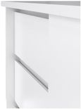 Naia White Gloss 1 Sliding Door Storage Unit