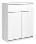Naia White Gloss 2 Door Cabinet