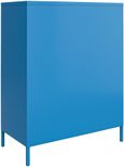 Nowata Cache Blue 2 Door Locker Storage Cabinet - 3384810COMNUK