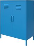 Nowata Cache Blue 2 Door Locker Storage Cabinet - 3384810COMNUK