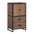 Ooki Modular Reclaimed Wood Cupboard - Medium - 2 Drawer
