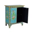 Peletier Hall Cabinet - Mango Wood - Painted - 2 Door