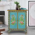 Peletier Hall Cabinet - Mango Wood - Painted - 2 Door