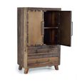 Pemberton Hall Cabinet - Railway Wood - 2 Door