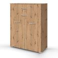 Rauch Aditio 2 Door Cupboard with 2 Top Drawer - Artisan Oak