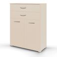 Rauch Aditio 2 Door Cupboard with 2 Top Drawer - Champagne