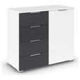 Rauch Monza 1 Door Chest - Alpine White and Metallic Dark Grey