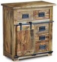 Renwal Works Industrial Style Wooden Hall Cabinet