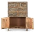 Savona Hall Cabinet - Mango Wood - Painted - 2 Door