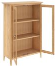 Selene Oak Glazed Hall Cabinet