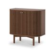 Soho Cupboard - 2 Door - Slatted - Dark Oak