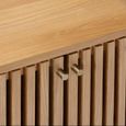 Soho Cupboard - 2 Door - Slatted - Oak